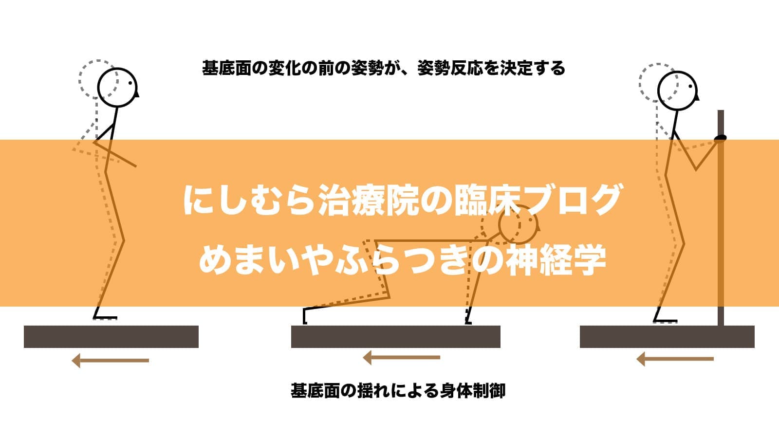 外乱とその時の姿勢に対する反応画像　姿勢反射